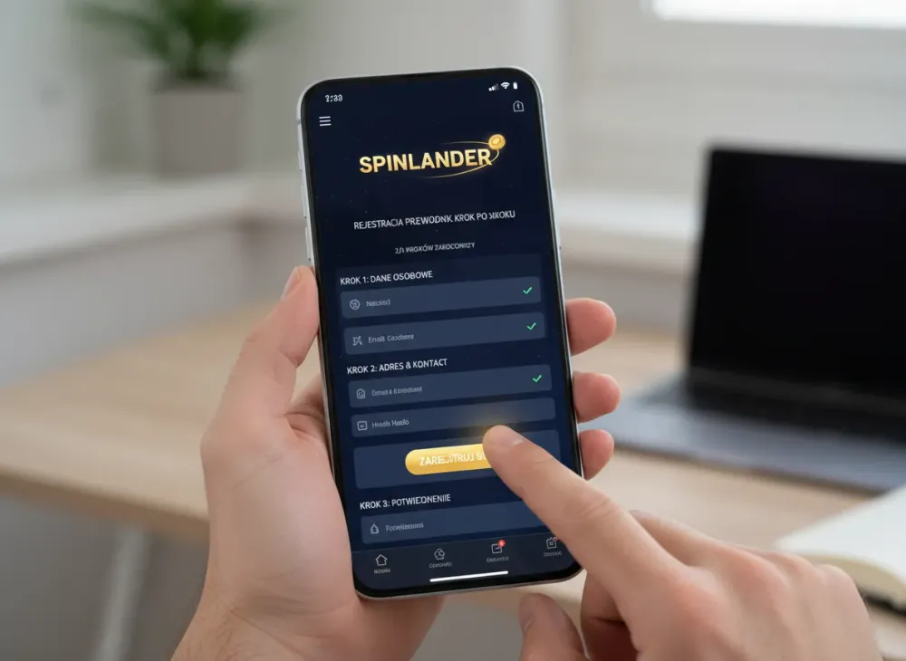 Spinlander rejestracja przewodnik krok po kroku